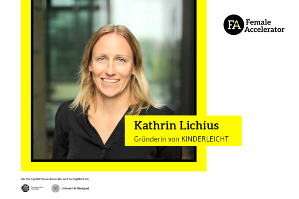 Kathrin Lichius, Gründerin KINDERLEICHT.