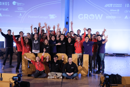 Gruppenfoto der Teilnehmenden beim GROW-Final 2023. Bild: PionierGarage.