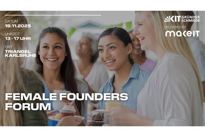 Veranstaltungshinweis: Female Founders Forum in Karlsruhe am 19. November 2025.