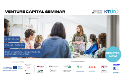 Veranstaltungshinweis: Online-Bootcamp “Venture Capital Seminar” im Rahmen des Projekts KTUR.