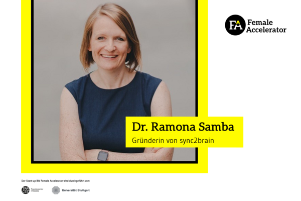 Dr. Ramona Samba. Gründerin von sync2brain.