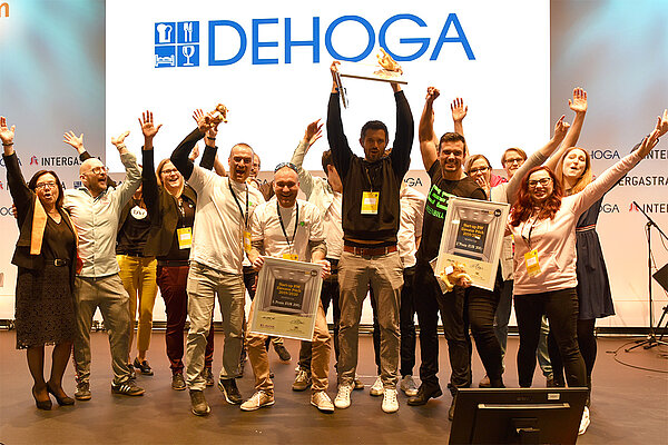 Jubelfoto der Teilnehmenden beim DEHOGA CUP 2019.