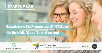 Veranstaltungsflyer "Startup Lab" 16.-18.08.2022.