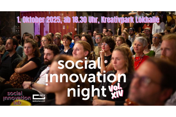 Veranstaltungshinweis: Social Innovation Night am 01.10.2025 in Freiburg.