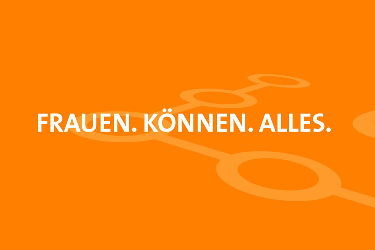 Logo der Kampagne "FRAUEN.KÖNNEN.ALLES." - Meine Zukunft: Chefin im Handwerk.