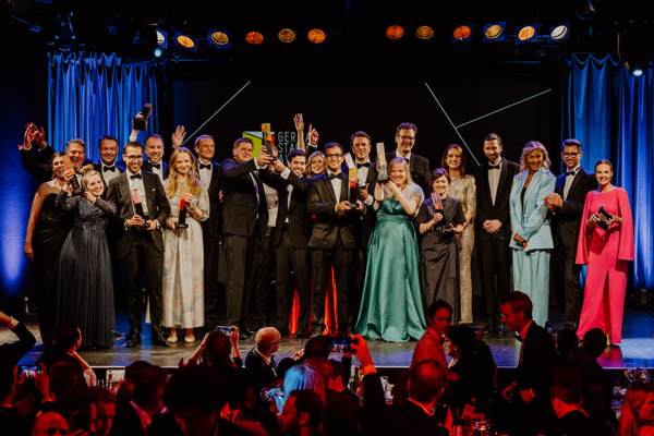 Fotoaufnahme von der Preisverleihung der German Startup Awards 2024. Bildrechte: Bundesverband Deutsche Startups e.V. 