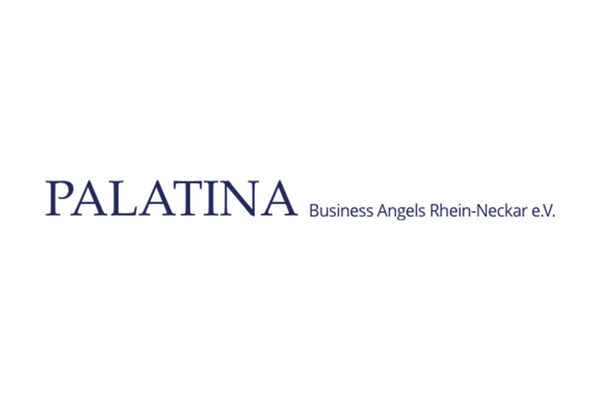 Logo PALATINA Business Angels Rhein-Neckar e.V. auf weißem Hintergrund.