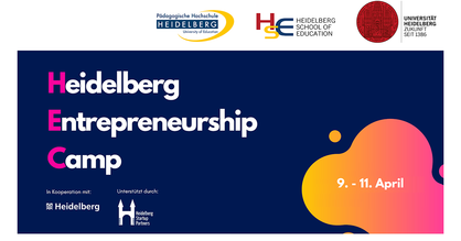 Heidelberg Entrepreneurship Camp. Vom 9. - 11. April 2021.