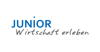 Logo IW Junior gGmbH. Text: junior Wirtschaft erleben