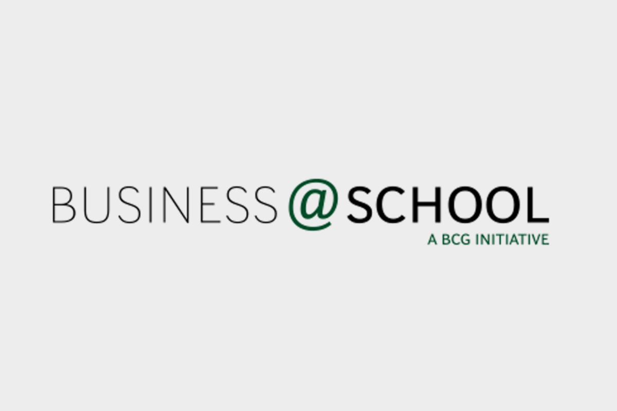 Logo von Business@School A BCG Initiative.