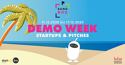 Einladung zur Demo Week des Sandbox Accelerators vom 11.-17.12.2020.
