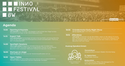 Programmflyer INИO FESTIVAL BW.
