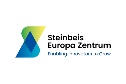Logo Steinbeis Europa Zentrum mit Text: Enabling innovators to grow.