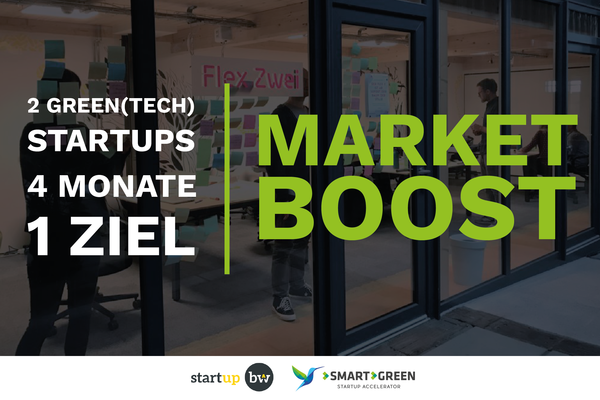 Programm-Flyer MARKET BOOST SMART GREEN ACCELERATOR.