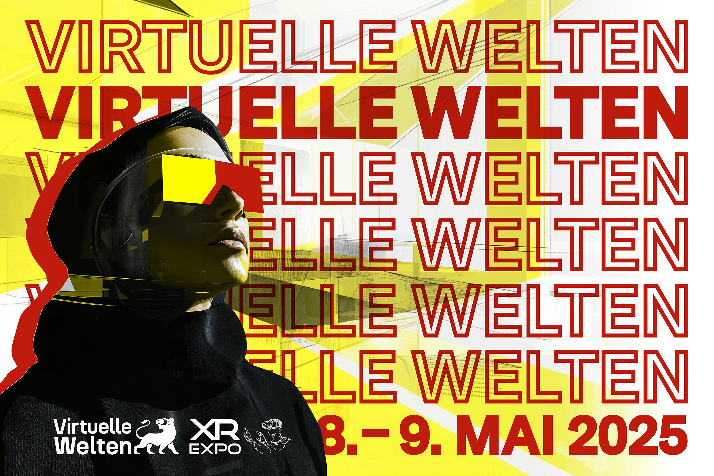 Key Visual Metaverse-Kongress 2025, ausgerichtet vom Wirtschaftsministerium Baden-Württemberg und dem Virtual Dimension Center - Kompetenzzentrum Virtuelle Realität und Kooperatives Engineering w. V. (VDC).