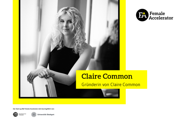 Claire Common, Gründerin von Claire Common.