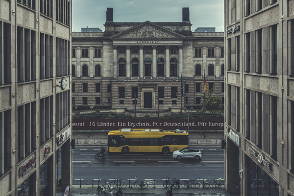 Gebäude des deutschen Bundesrats in Berlin.