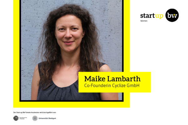 Maike Lambarth, Co-Founderin der Cyclize GmbH.