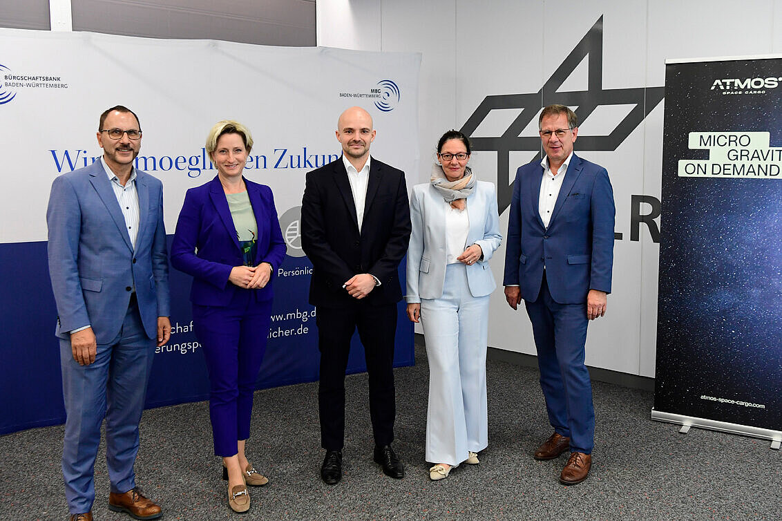 Wirtschaftsministerin Dr. Nicole Hoffmeister-Kraut bei der Vorstellung des Start-up BW Seed Foods in Stuttgart. Bildquelle: KD Busch/ MBG Baden-Württemberg.