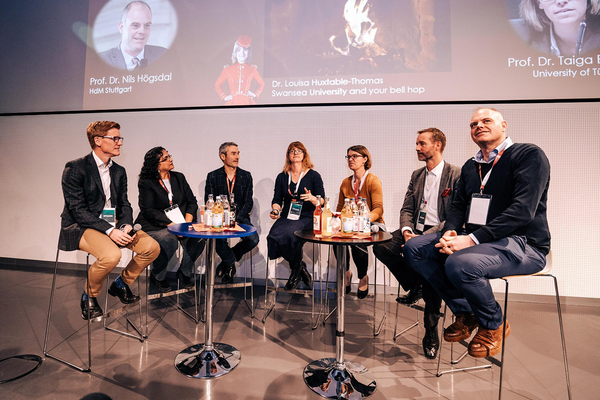 Podiumsdiskussion auf dem International Entrepreneurship Education Summit. Bildrechte: Linus Morlinghaus