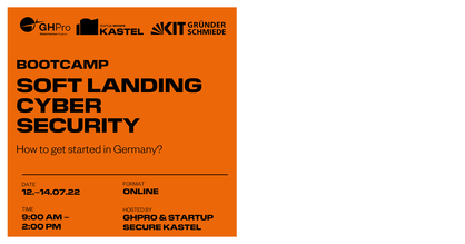 Veranstaltungsflyer Soft Landing Bootcamp 12.-14. Juli 2022